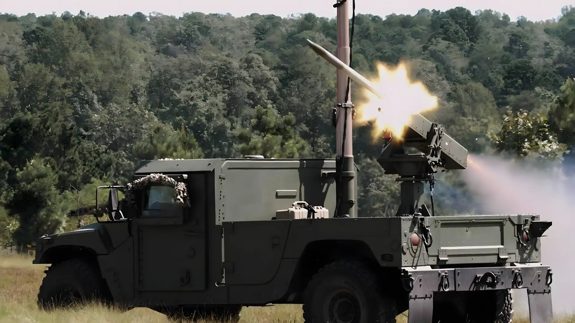 Sistema VAMPIRE da L3Harris durante teste de fogo real com foguete guiado de 70 mm na Polônia