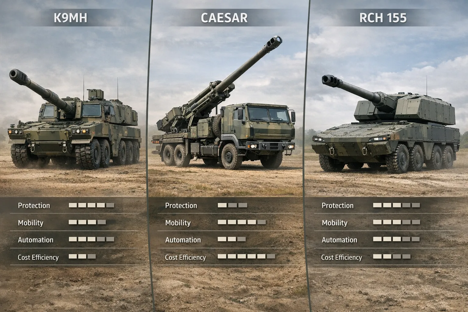 K9 Thunder: nova versão sobre rodas mira mercado global de defesa