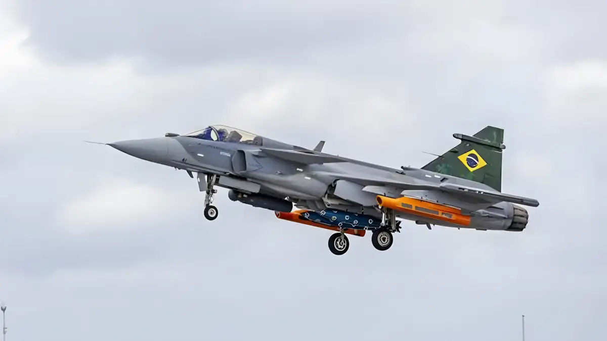 F39e Gripen Supersonico