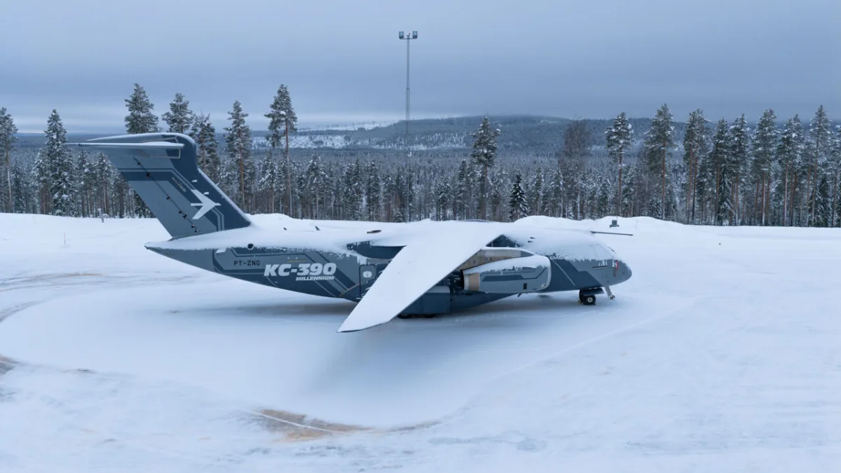 KC-390 Millennium aprovado no Ártico: o que o teste na Suécia revela